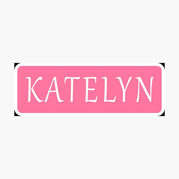 Item preview, Katelyn Girls Name designed and sold by Jeallan Designs.