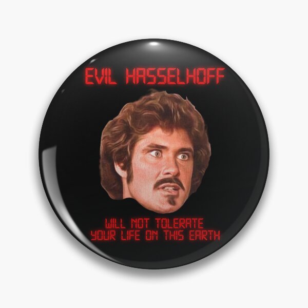 Item preview, EVIL HASSELHOFF / Garthe Knight designed and sold by ourkid.
