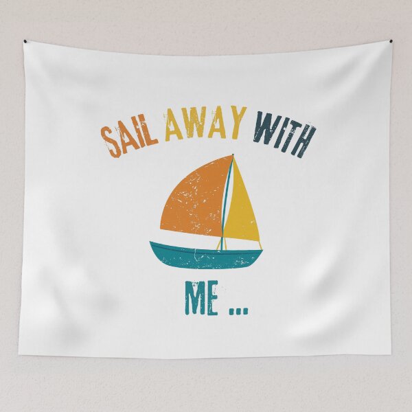 Item preview, Sail away with me - retro, vintage designed and sold by Ball-and-Match.
