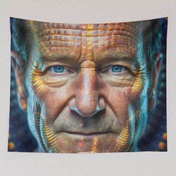 Item preview, Robin Williams Unforgotten - A Tribute to the Film Icon (AI Portrait) designed and sold by Patrick Hager.