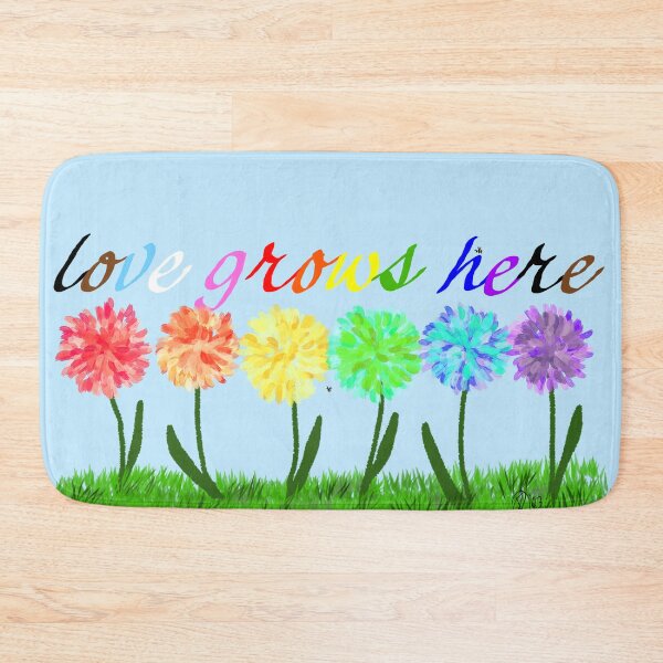 Item preview, Love grows here designed and sold by MtnFlowArts.