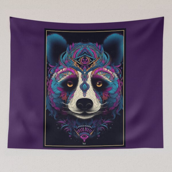 Item preview, Magic Panda | Native American Art Panda | Aesthetic Animal Art designed and sold by AlNoah.