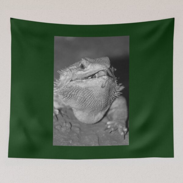 Item preview, Lizard nature lovers vertical black and white designed and sold by eddiebarronshop.