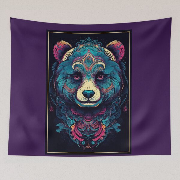Item preview, Magic Panda | Native American Art Panda | Aesthetic Animal Art  designed and sold by AlNoah.