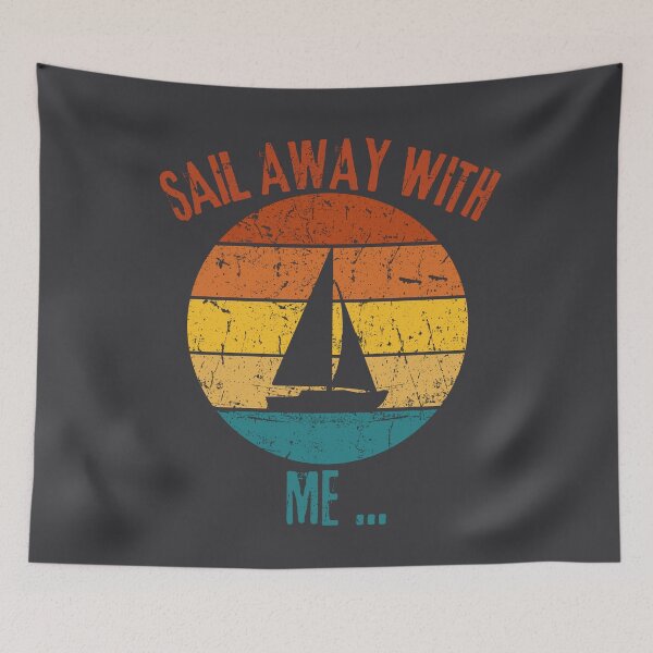 Item preview, Sail away with me - retro, vintage designed and sold by Ball-and-Match.