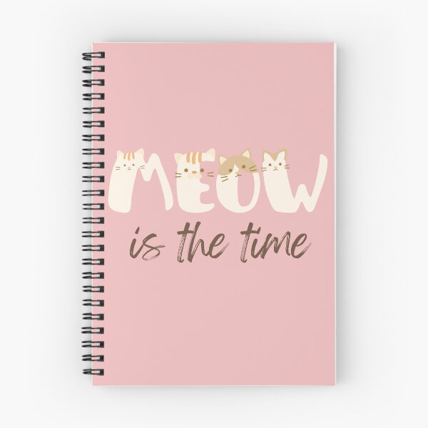 Item preview, Meow is the time, cat themed design, cute, kawaii, awesome designed and sold by Girly-Universe.