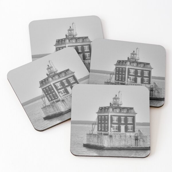 Item preview, Historic New London Ledge Light B/W designed and sold by BradKnorrArt.