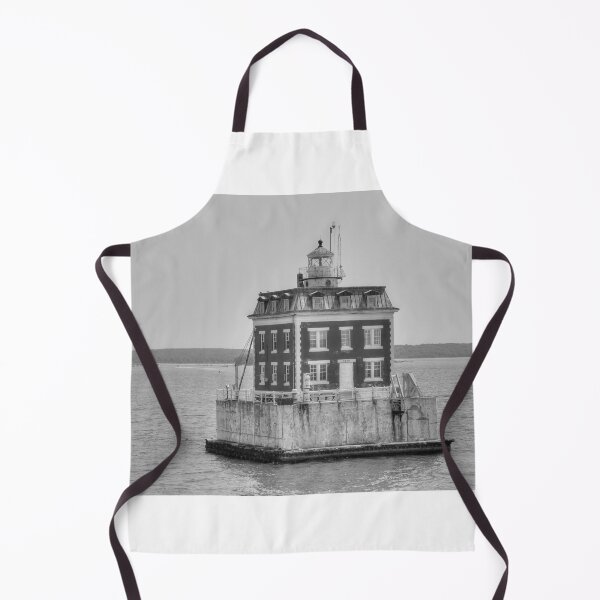 Item preview, Historic New London Ledge Light B/W designed and sold by BradKnorrArt.