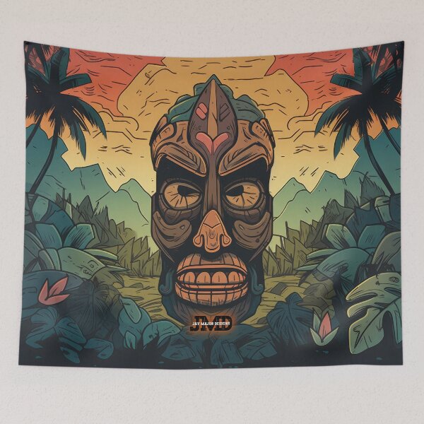 Item preview, Polynesian Tiki Masks 7 of 28 designed and sold by Jenson Major.