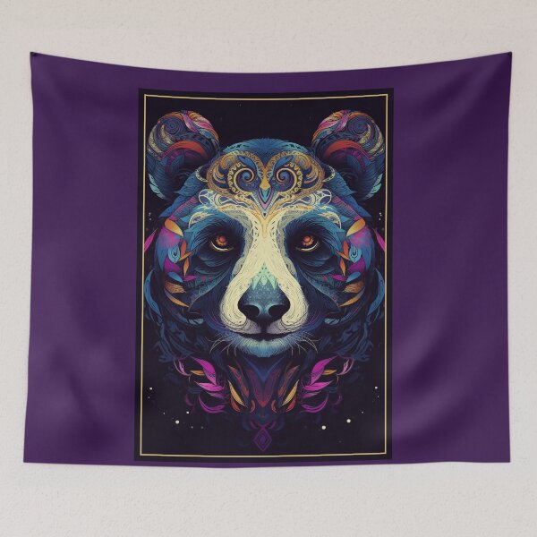 Item preview, Magic Panda | Native American Art Panda | Aesthetic Animal Art  designed and sold by AlNoah.