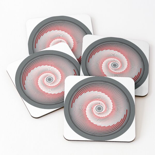 Item preview, Zoom in on the spinning red lines designed and sold by Bigrow.