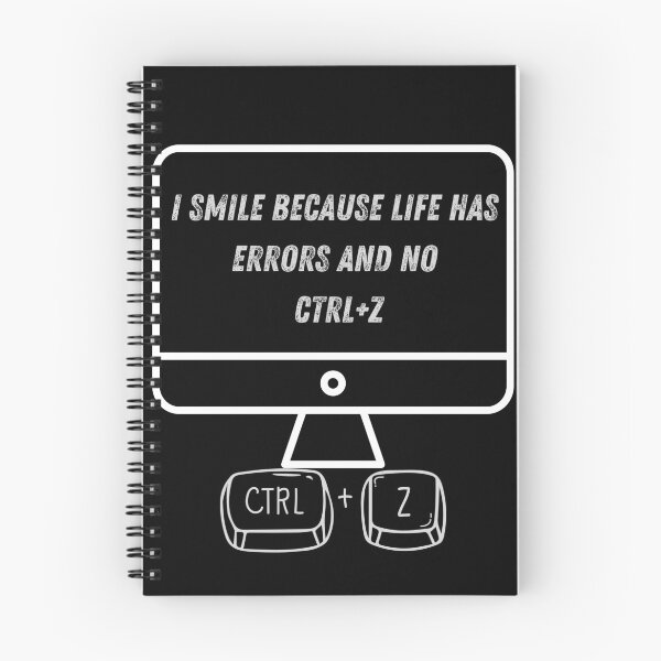 Item preview, Ctrl+Z Life Humor Tee designed and sold by BadzioCompany.