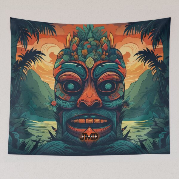Item preview, Polynesian Tiki Masks 8 of 28 designed and sold by Jenson Major.