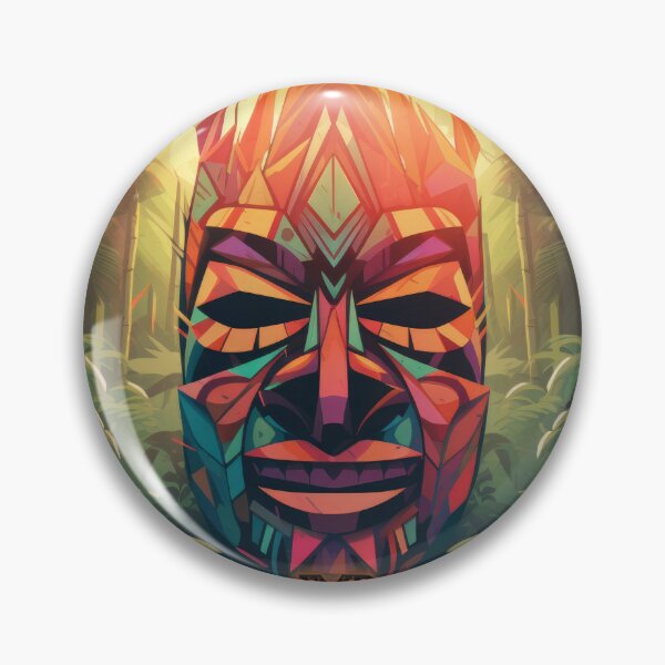 Item preview, Polynesian Tiki Masks 9 of 28 designed and sold by Jenson Major.