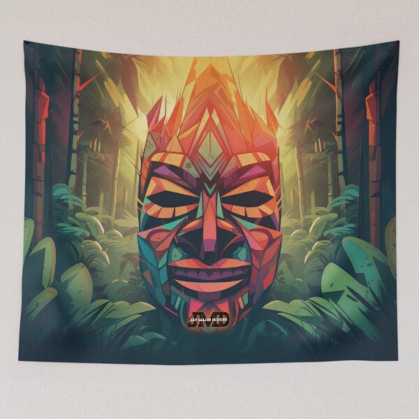 Item preview, Polynesian Tiki Masks 9 of 28 designed and sold by Jenson Major.