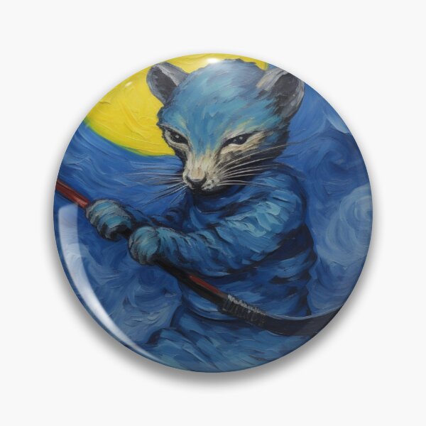 Item preview, Ninja Mouse on a Starry Starry Night designed and sold by mhylo.