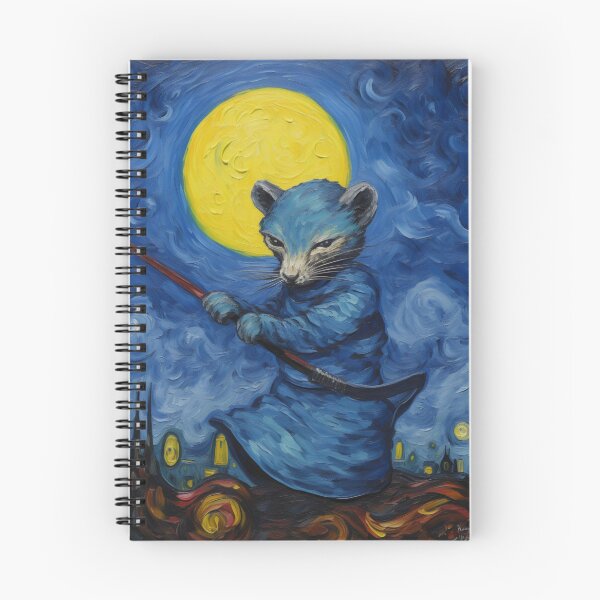 Item preview, Ninja Mouse on a Starry Starry Night designed and sold by mhylo.