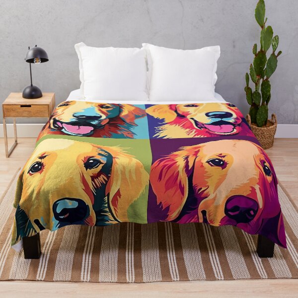 Item preview, Pop art golden retriever dog designed and sold by MDCGraphics.