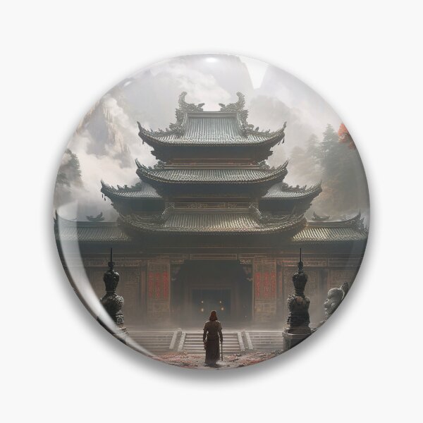 Item preview, Ancient Temple designed and sold by Psy-Dye-AI.