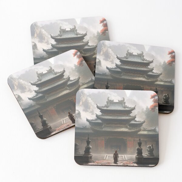 Item preview, Ancient Temple designed and sold by Psy-Dye-AI.