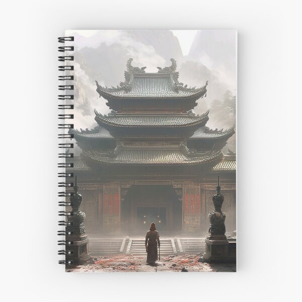 Item preview, Ancient Temple designed and sold by Psy-Dye-AI.