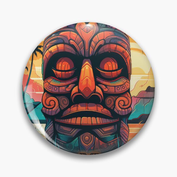 Item preview, Polynesian Tiki Masks 10 of 28 designed and sold by Jenson Major.