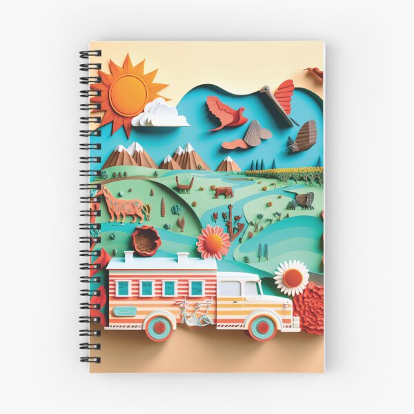 Item preview, beautiful travel puppet with landscape, cut paper style designed and sold by artpapercuts.
