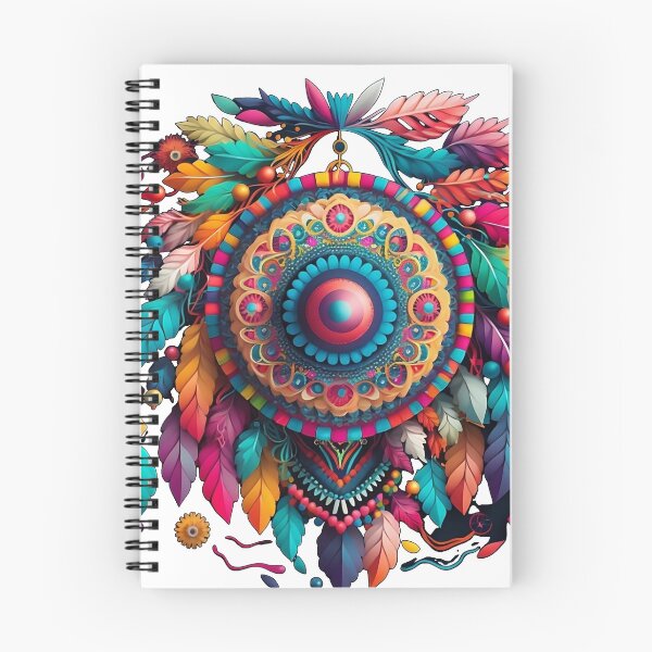 Item preview, Boho style, indian mandala with leaves designed and sold by VeronicArt85.