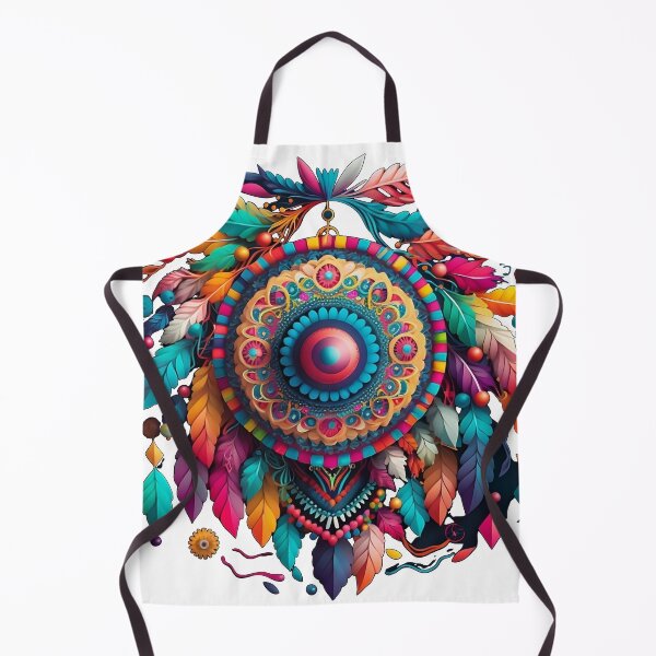 Item preview, Boho style, indian mandala with leaves designed and sold by VeronicArt85.