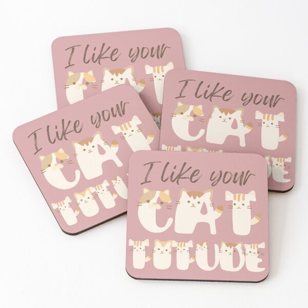 Item preview, I like your catitude, cat themed design, cute, kawaii, awesome designed and sold by Girly-Universe.