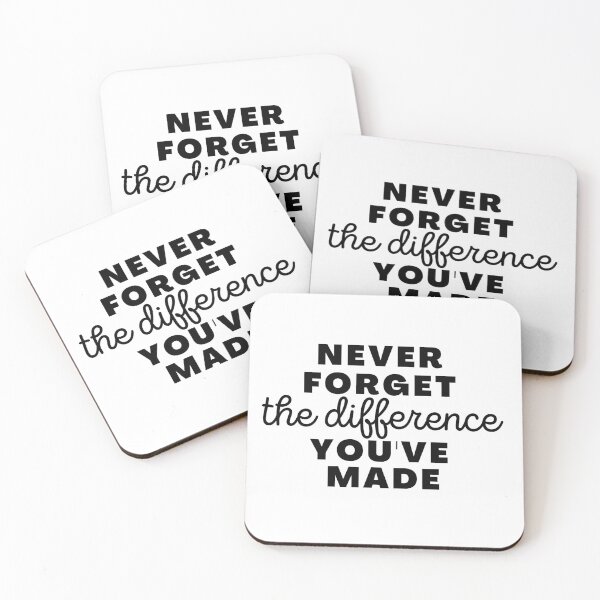 Item preview, Never forget the difference You've made. designed and sold by Adilessayeh.
