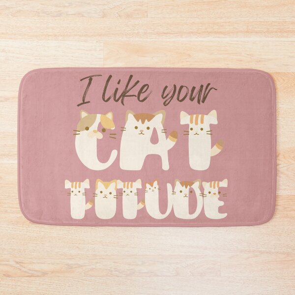 Item preview, I like your catitude, cat themed design, cute, kawaii, awesome designed and sold by Girly-Universe.