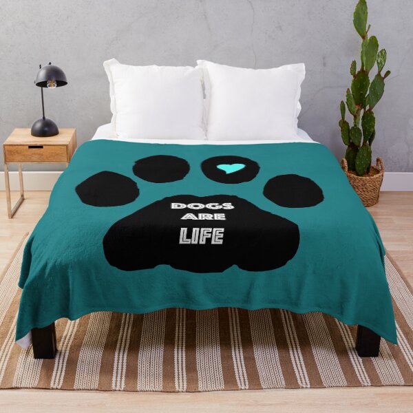 Item preview, Dogs are life paw print designed and sold by Sophclark.