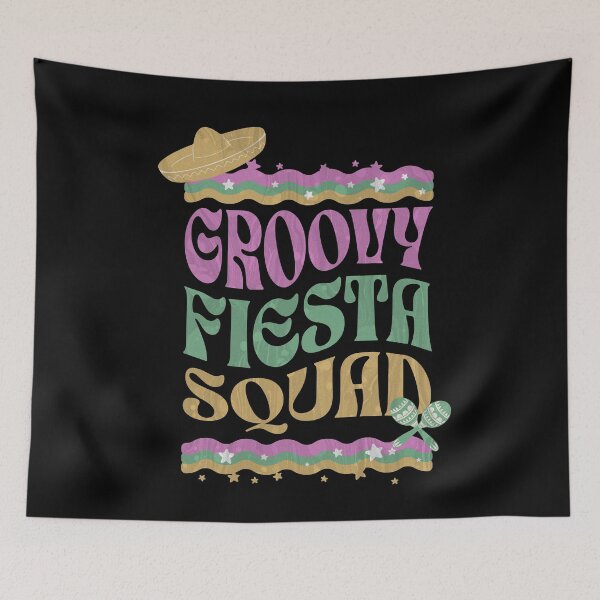 Item preview, Groovy Fiesta Squad designed and sold by TheBeesForYou.