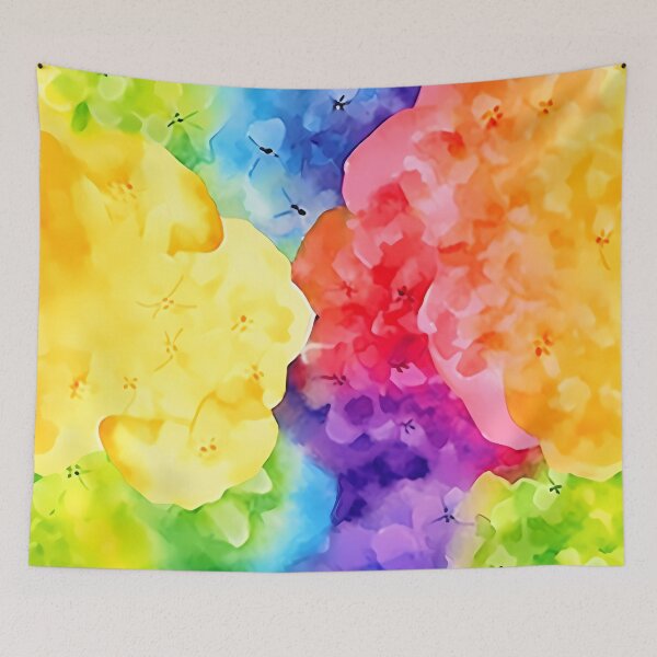 Item preview, Colorful Hydrangeas Rainbow designed and sold by Michele Bergh.