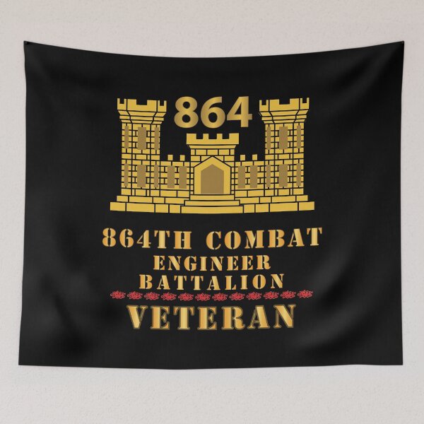 Item preview, Army - 864th Engineer Battalion - ENG Branch - Veteran X 300 designed and sold by Military Insignia Products.