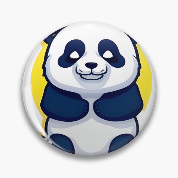 Item preview, Happy Panda Sticker designed and sold by MMediaDesigns.
