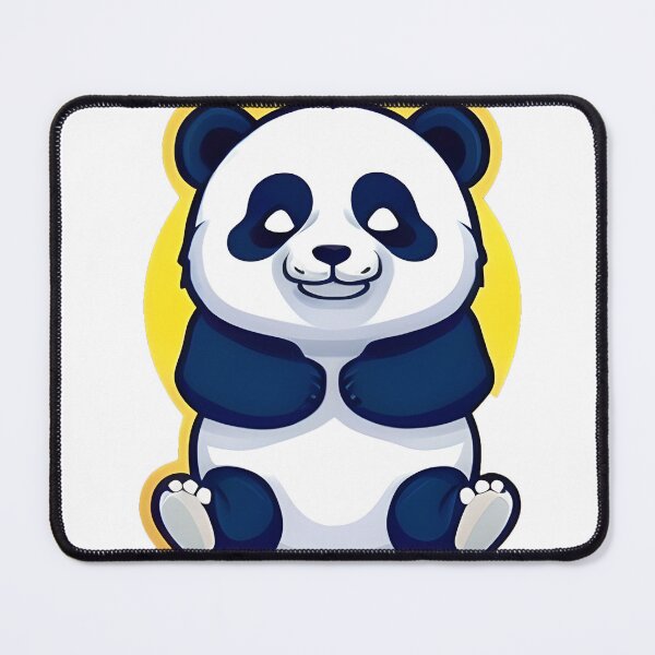 Item preview, Happy Panda Sticker designed and sold by MMediaDesigns.
