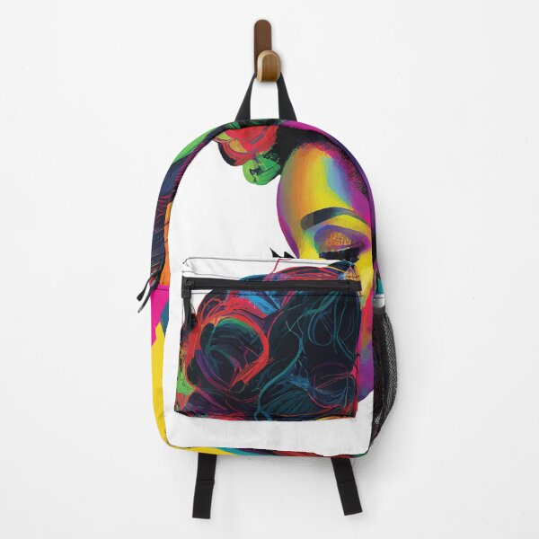 Item preview, Beautiful Black woman with colorful hair updo designed and sold by Niko Williams.