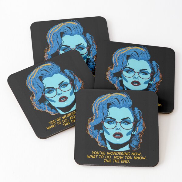 Item preview, Consequences, blue girl illustration designed and sold by Kingrocker.