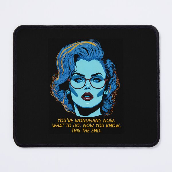 Item preview, Consequences, blue girl illustration designed and sold by Kingrocker.
