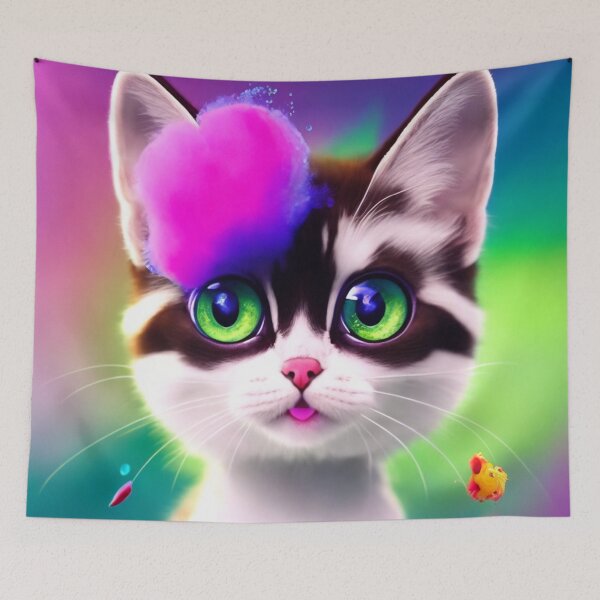 Item preview, Cute Cat Miaw 504 designed and sold by Hyper-Store.