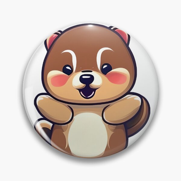 Item preview, Cute Fluffy Bear Cub Sticker designed and sold by MMediaDesigns.