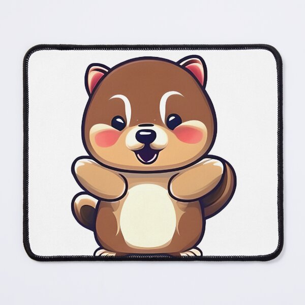 Item preview, Cute Fluffy Bear Cub Sticker designed and sold by MMediaDesigns.