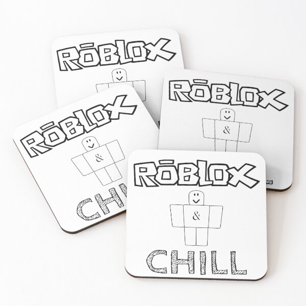 Item preview, Roblox and Chill Tag in White designed and sold by WhatTheTrendsDo.