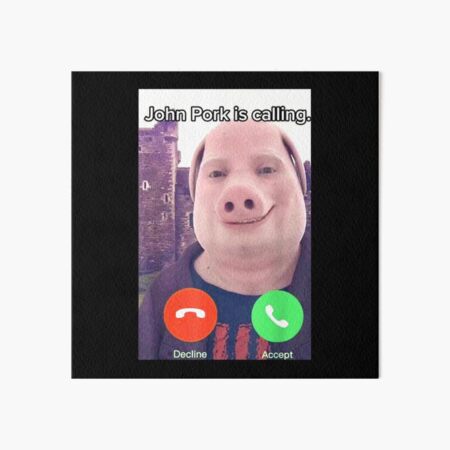 John Pork is calling. Decline Accept - iFunny Brazil