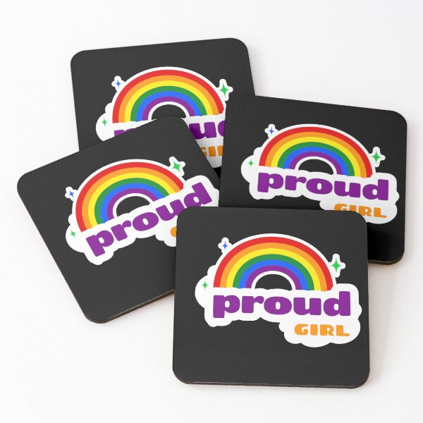 Item preview, Proud Girl - Pride Rainbow designed and sold by Trinket-Trickster.