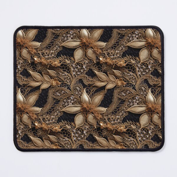 Item preview, Black and Gold lace designed and sold by patternme.