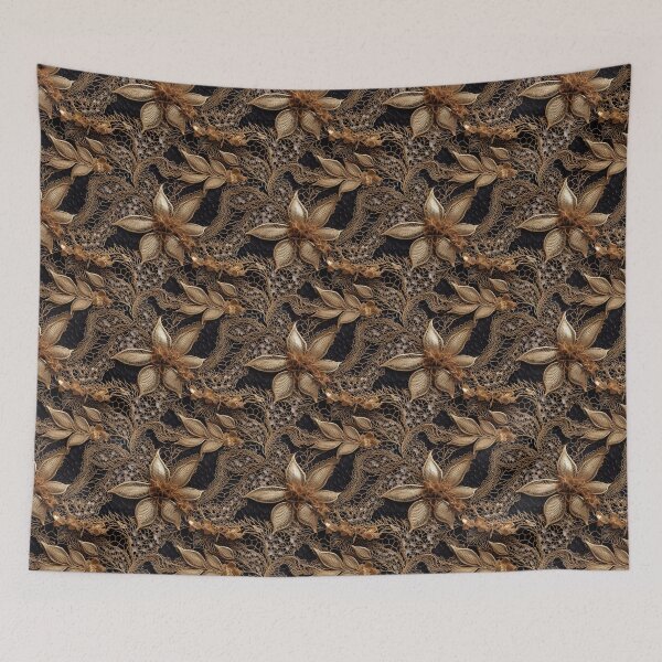 Item preview, Black and Gold lace designed and sold by patternme.