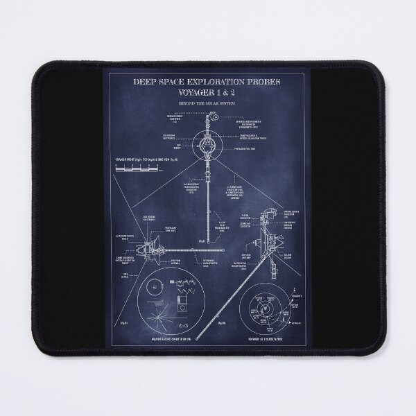Item preview, Voyager: Deep Exploration Probes (Blue Chalkboard) designed and sold by BGALAXY.